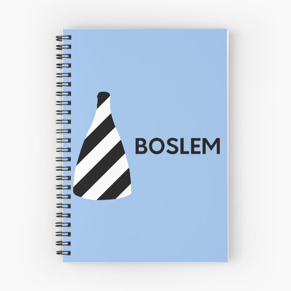 Item preview, "Boslem" Black and White Bottle Kiln original gift design designed and sold by StokeTees.