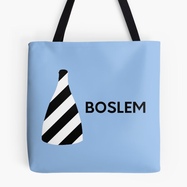 Item preview, "Boslem" Black and White Bottle Kiln original gift design designed and sold by StokeTees.