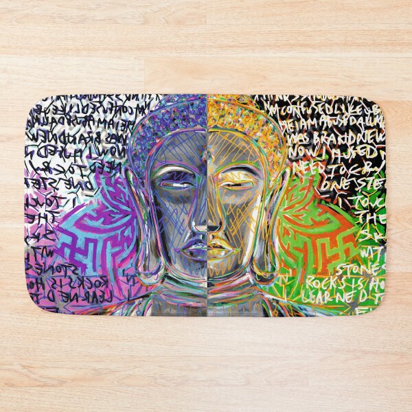Item preview, abstract buddha painting designed and sold by silvercordchop.
