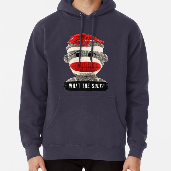 What The Sock? Sock Monkey Pullover Hoodie