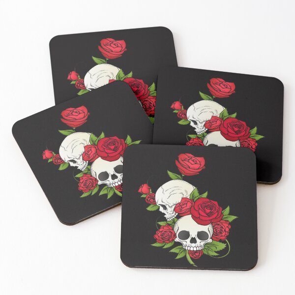 Item preview, Gothic 2 Skull Roses T-Shirt designed and sold by longford.