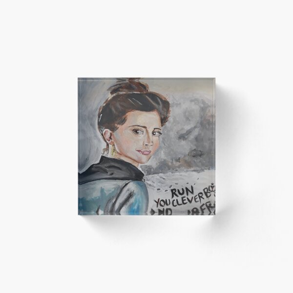 Clara Who? Acrylic Block