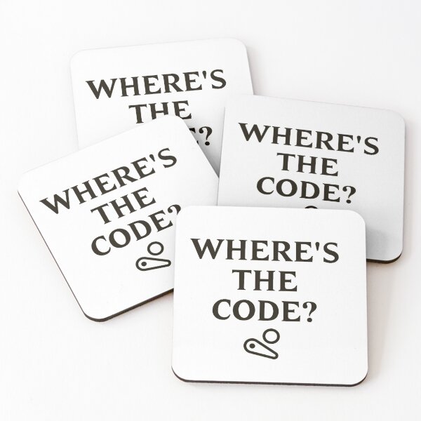 Item preview, Where's the code? designed and sold by Slingz.