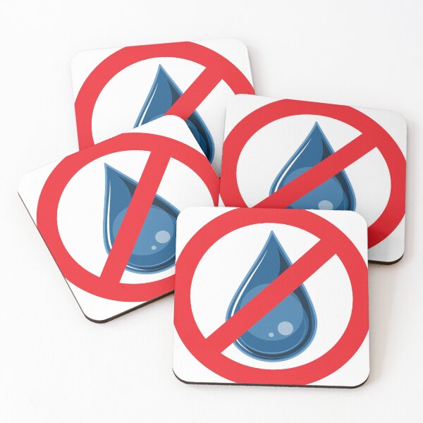 Item preview, No Water Droplet Symbol designed and sold by Zethinova.