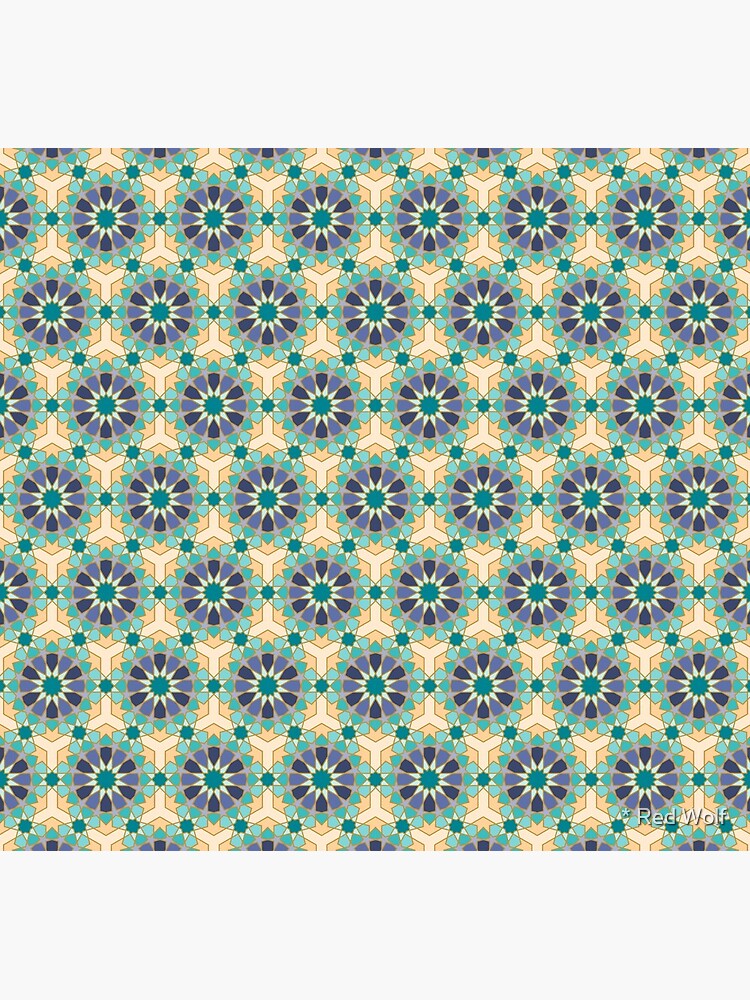 Geometric Pattern: Arabic Tiles: Dream by redwolfoz