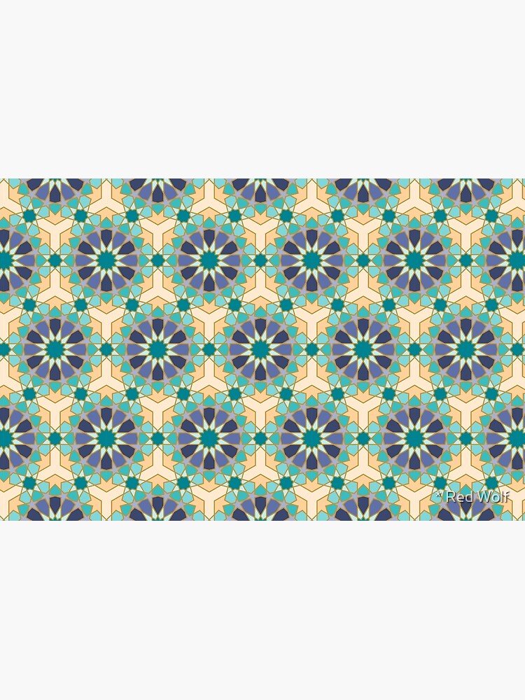 Geometric Pattern: Arabic Tiles: Dream by redwolfoz