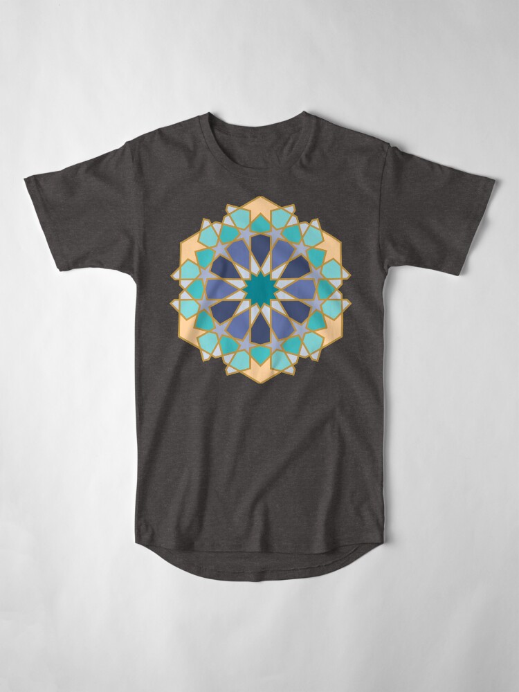Alternate view of Geometric Pattern: Arabic Tiles: Dream Long T-Shirt