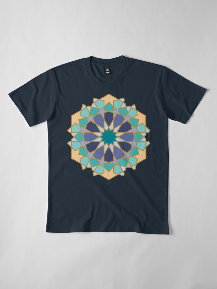 Alternate view of Geometric Pattern: Arabic Tiles: Dream Premium T-Shirt