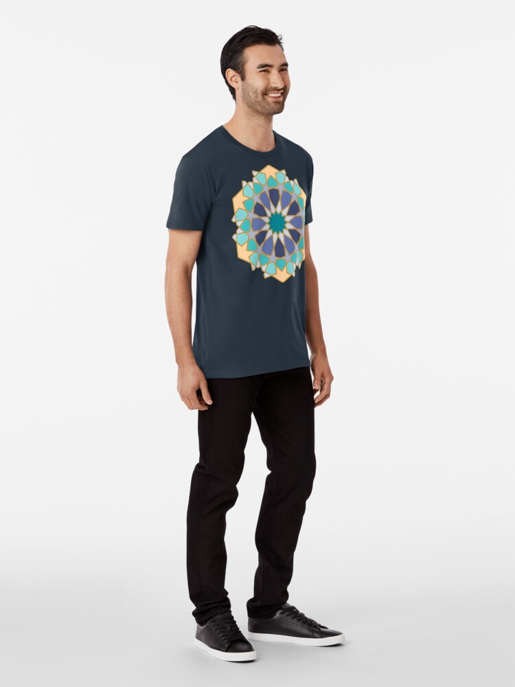 Alternate view of Geometric Pattern: Arabic Tiles: Dream Premium T-Shirt