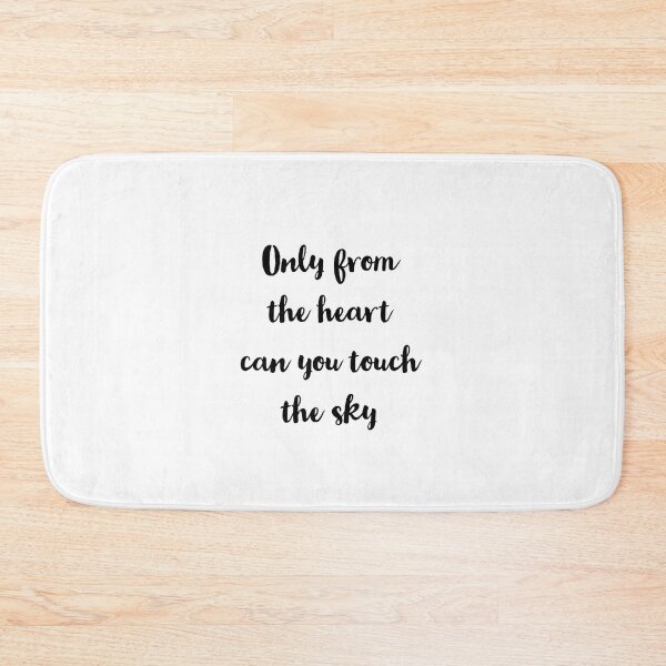 Item preview, Only from the heart can you touch the sky - RUMI quotes designed and sold by Inspirationmotivation.
