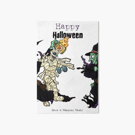 JokerWrap - Halloween Witch Monster Mash! Art Board Print