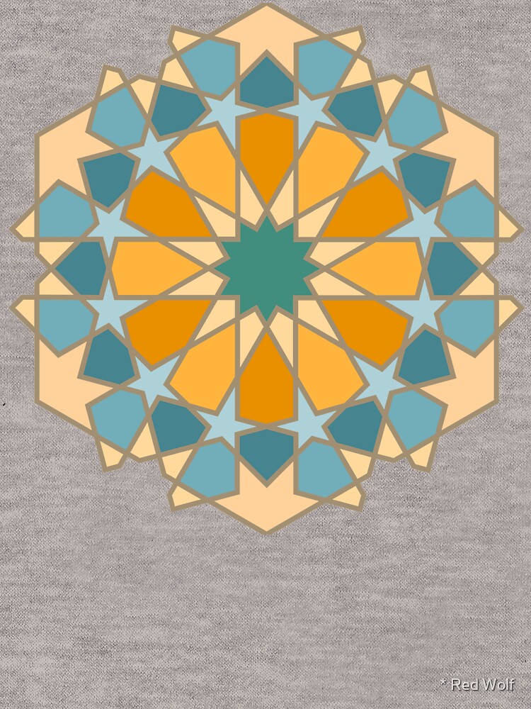Geometric Pattern: Arabic Tiles: Lily by redwolfoz