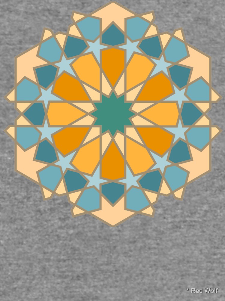 Geometric Pattern: Arabic Tiles: Lily by redwolfoz