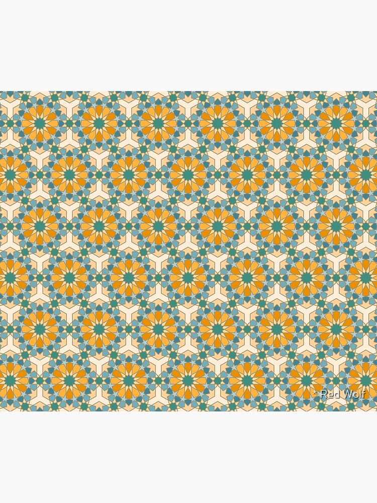 Geometric Pattern: Arabic Tiles: Lily by redwolfoz