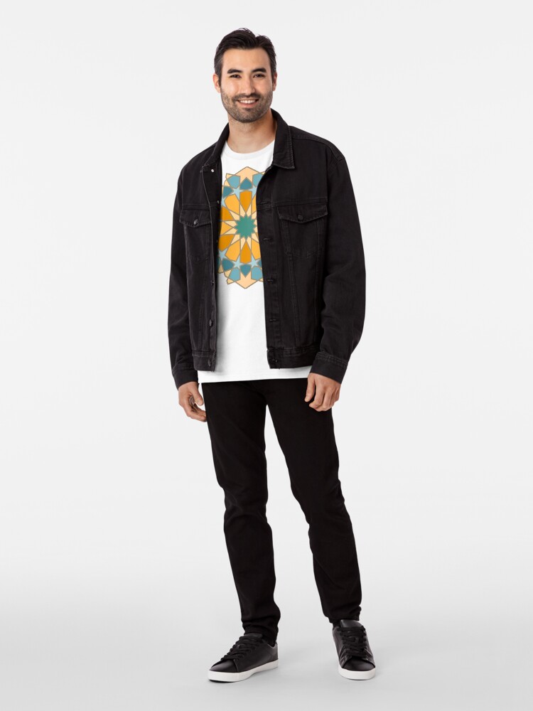 Alternate view of Geometric Pattern: Arabic Tiles: Lily Premium T-Shirt