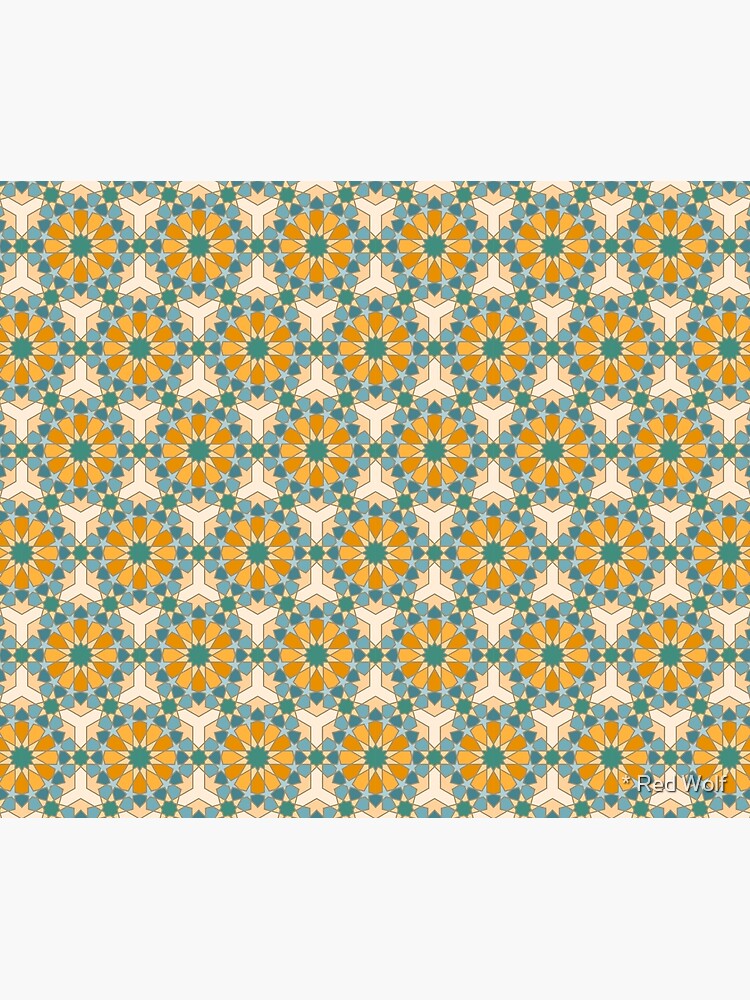 Geometric Pattern: Arabic Tiles: Lily by redwolfoz