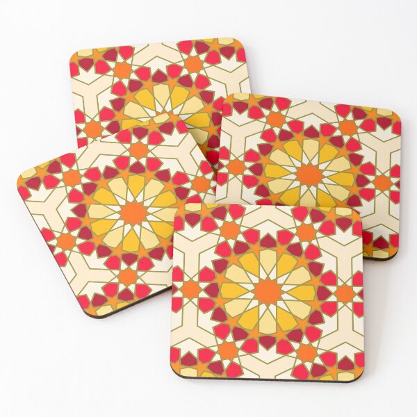 Item preview, Geometric Pattern: Arabic Tiles: Sunset designed and sold by Red Wolf.