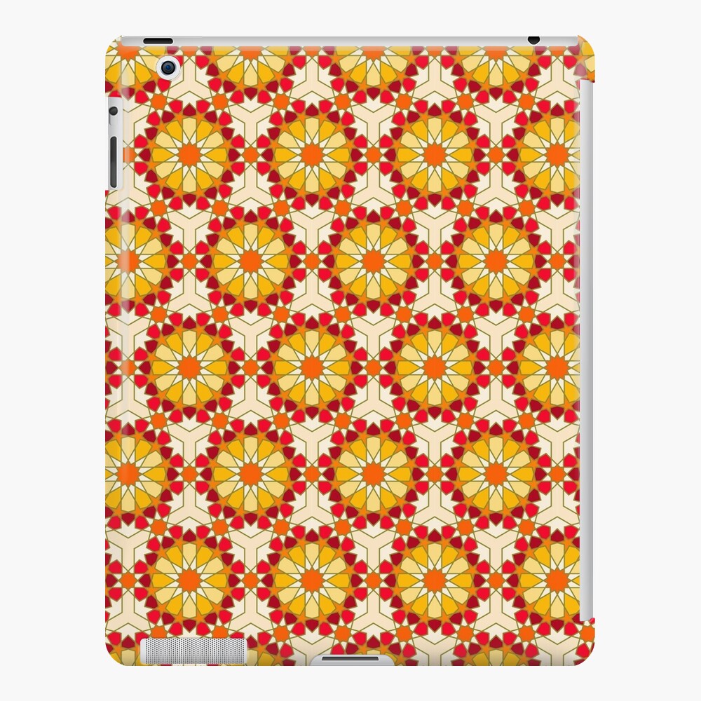 Geometric Pattern: Arabic Tiles: Sunset iPad Case & Skin