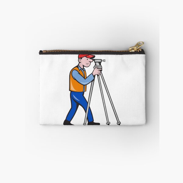 Item preview, Surveyor Geodetic Engineer Theodolite Isolated Cartoon designed and sold by patrimonio.