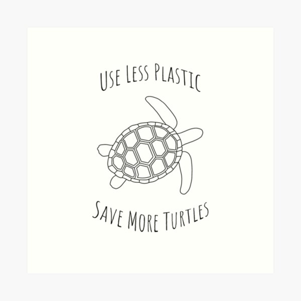 Save the Turtles - Small Art Print