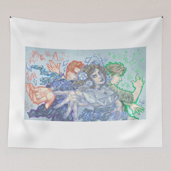 Item preview, triptych designed and sold by Dybbuk-Debunked.