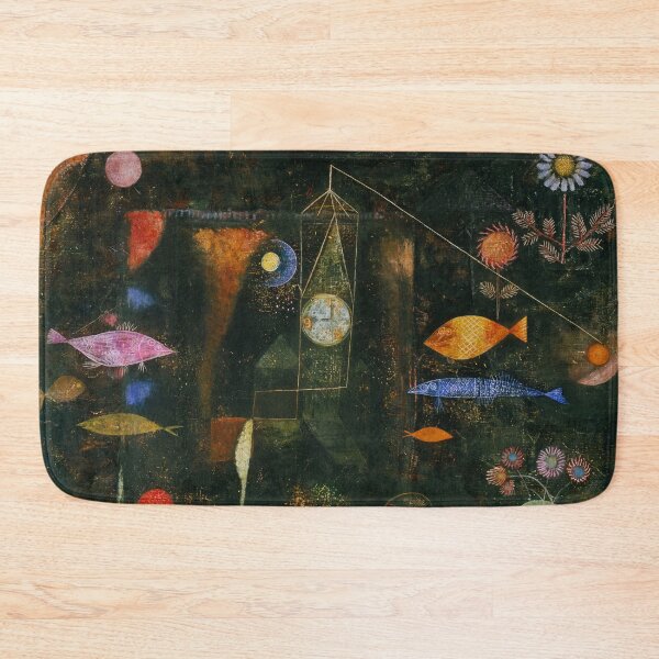 Item preview, Fish in the deep sea Abstract painting by Paul Klee designed and sold by Vintage Designs +.