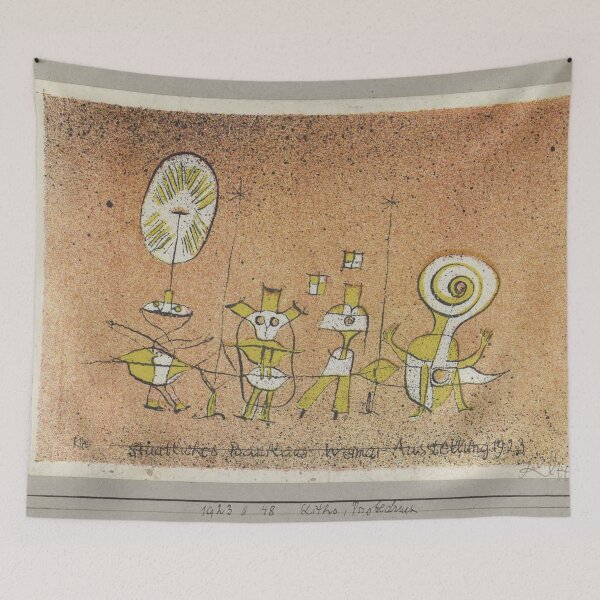 Item preview, Robot people Abstract painting by Paul Klee designed and sold by Vintage Designs +.