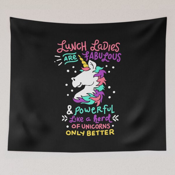 Item preview, Womens Funny Lunch Lady product I Magical Cafeteria Unicorn designed and sold by biNutz.