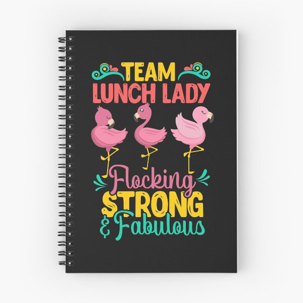 Item preview, Womens Funny Lunch Lady Team design I Magical Cafeteria Flamingo designed and sold by biNutz.