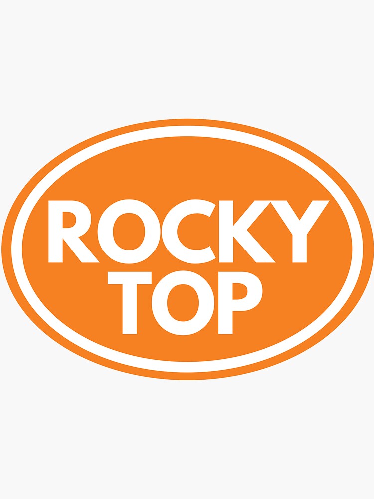 Rocky Top Sticker By Rbaaronmattie Redbubble