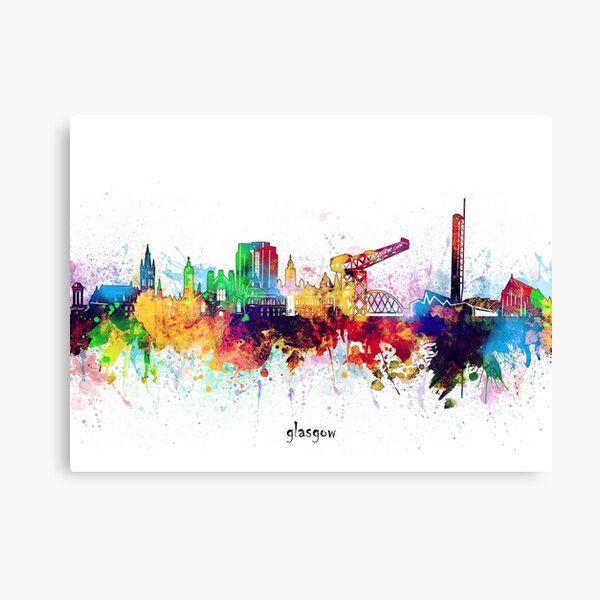 Item preview, glasgow skyline designed and sold by BekimART.