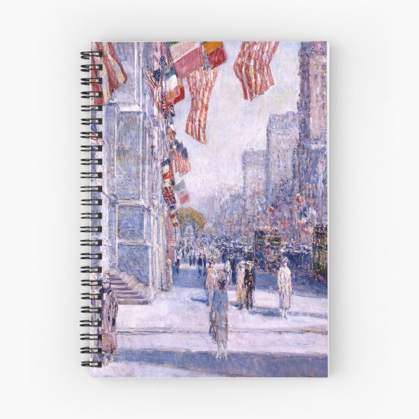 Artikelvorschau, Am frühen Morgen auf der Avenue im Mai 1917 (hohe Auflösung), Childe Hassam entworfen und verkauft von Rolodex.