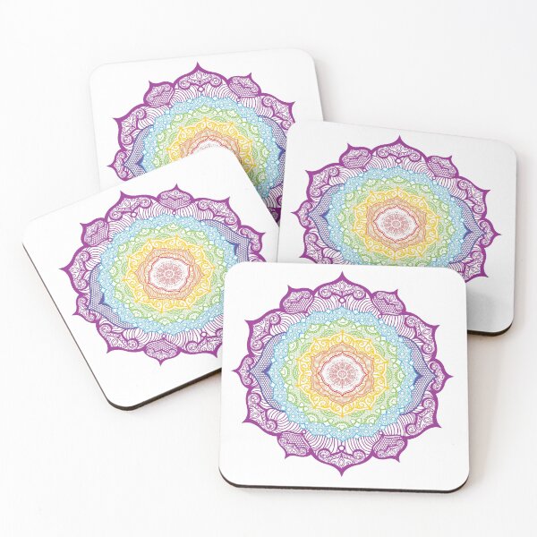 Item preview, Diseño de mandala de 7 chakras designed and sold by serenaking.
