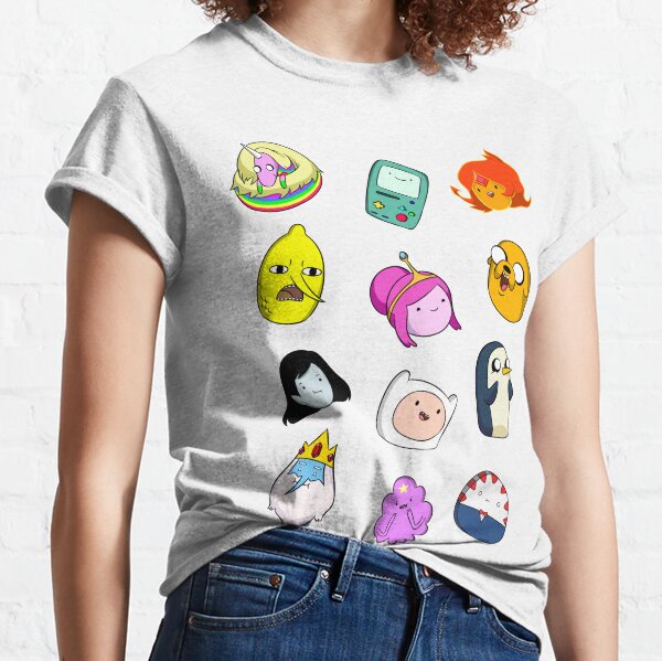 Adventure Time Cute Faces Classic T-Shirt