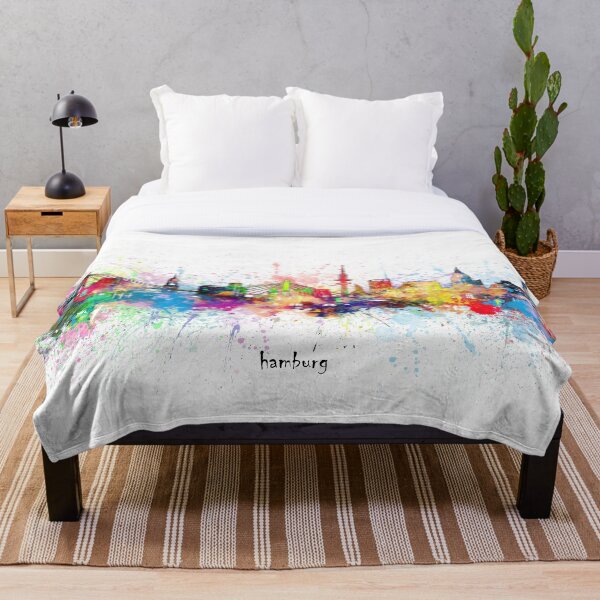 Item preview, hamburg skyline designed and sold by BekimART.