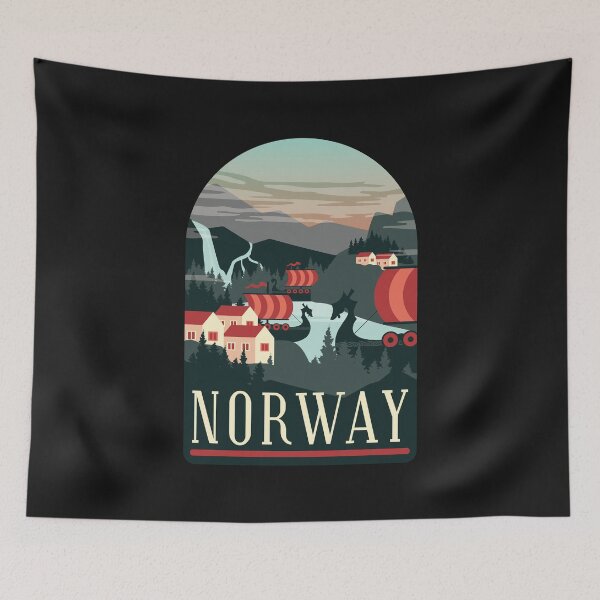 Item preview, Norway, viking, viking ship designed and sold by DerSenat.