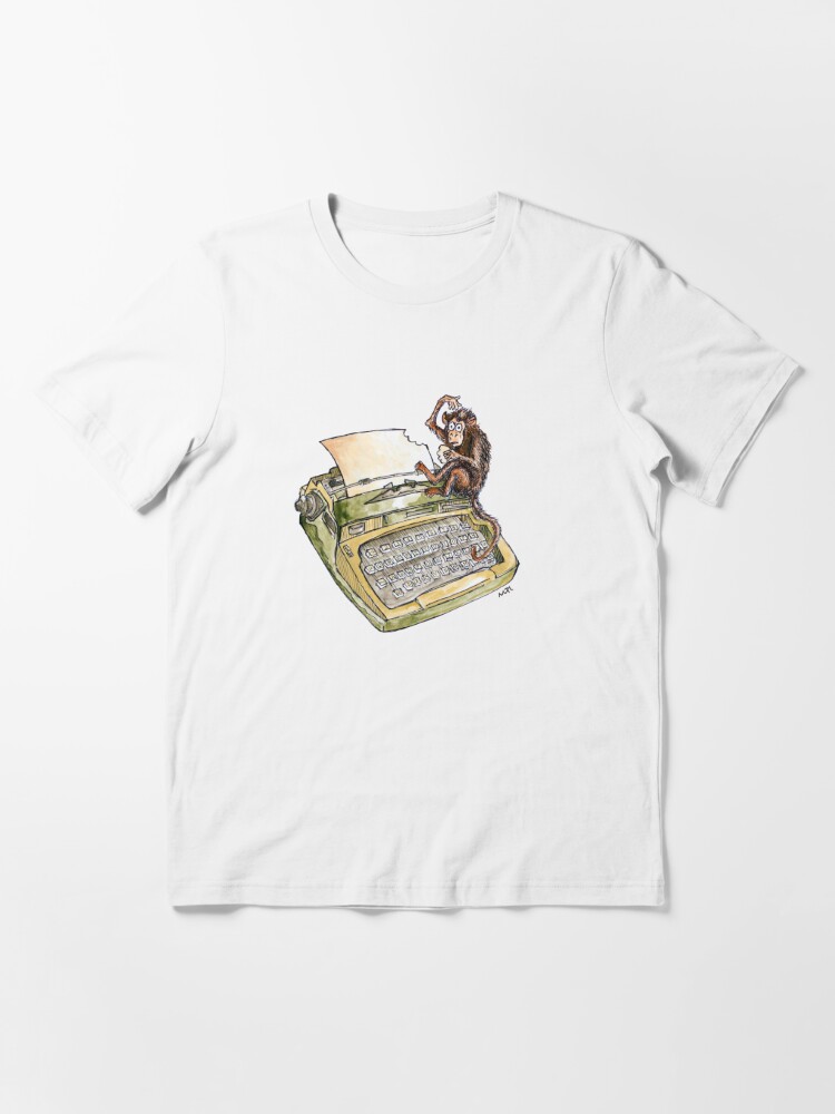 Typewriter Monkey | Essential T-Shirt