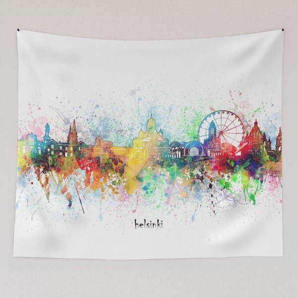 Item preview, helsinki skyline designed and sold by BekimART.