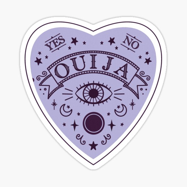 Ouija Heart Planchette Sticker