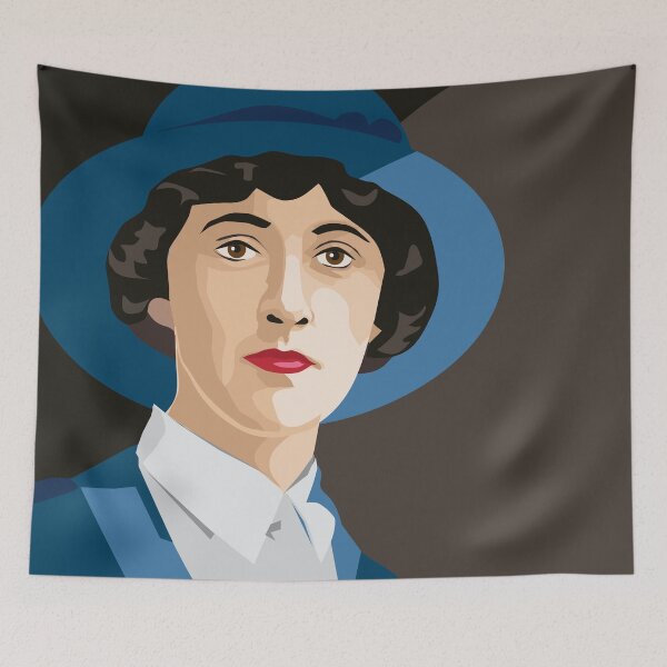 Item preview, Agatha Christie Portrait designed and sold by Yellow-Studio.