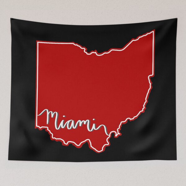 Item preview, Miami Caligraphy Ohio Outline designed and sold by Alexandra Jones.
