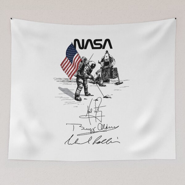 Item preview, NASA Apollo 11 Moon Landing Astronauts Autographs designed and sold by Aichelangelo.