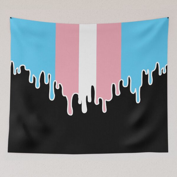 Item preview, Trans Pride Flag Drip designed and sold by Vernen Ink.