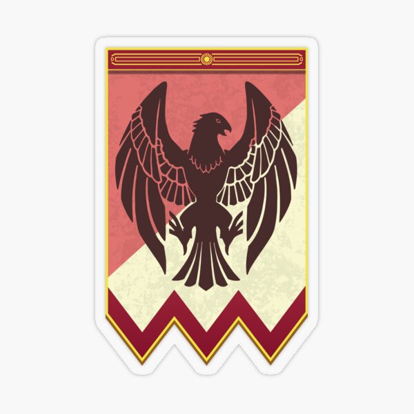 Fire Emblem 3 Houses: Black Eagles Banner Transparent Sticker