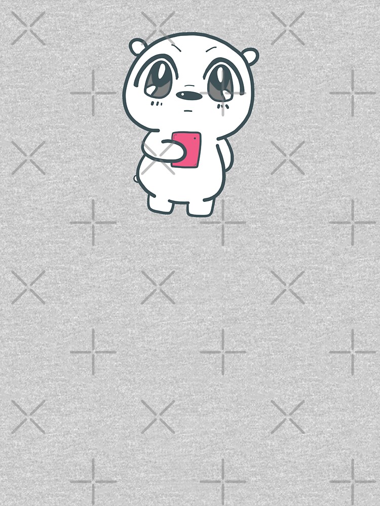 Cute We Bare Bears ice bear anime style Illustration by MariOyama