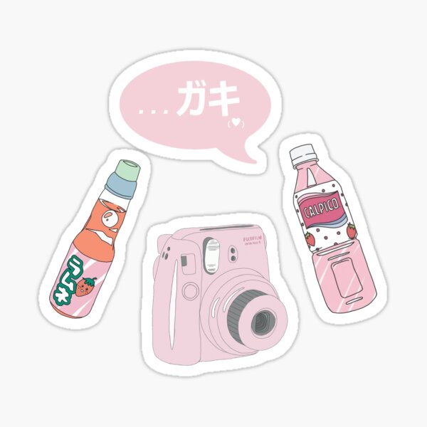 anime aesthetic stickers redbubble