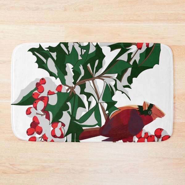 Item preview, Red Cardinal on a Snowy Cherry Branch designed and sold by GL Digital Artwork .