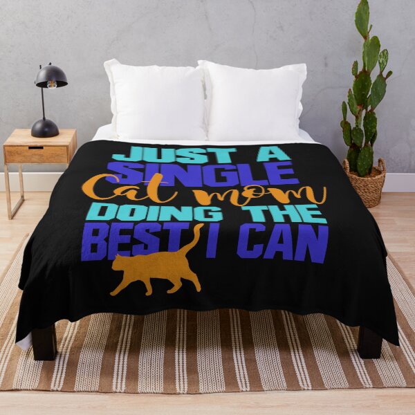 Item preview, Just a Single Cat Mom Doing The Best Cute Humor T-Shirt designed and sold by findgreatshirts.
