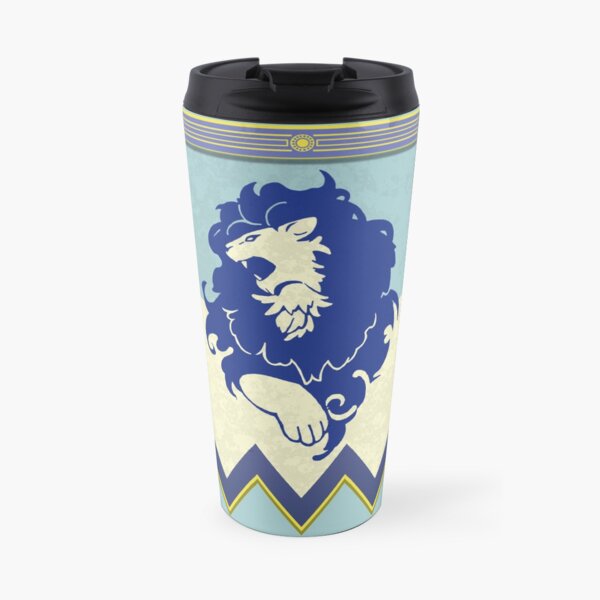 Fire Emblem 3 Houses: Blue Lions Banner Travel Coffee Mug