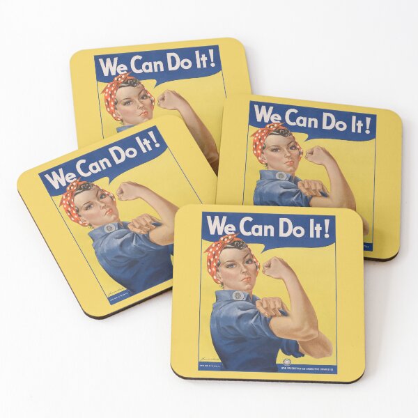 Item preview, We can do it! Classic 'Rosie The Riveter' WW2 Era designed and sold by knightsydesign.
